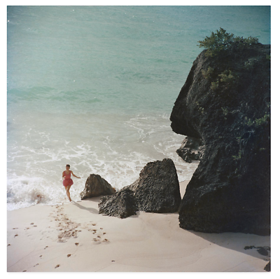 Bermuda Beach Framed Photograph Print by Slim Aarons