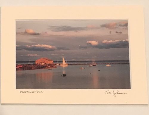 New Tom Johnson Signed 5x7 Photo Matted Autograph Provincetown Art Photography