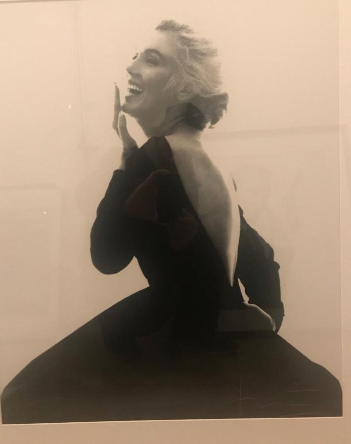 Marilyn Monroe Photograph by Bert Stern, The Last Sitting Marilyn in BLACK DRESS