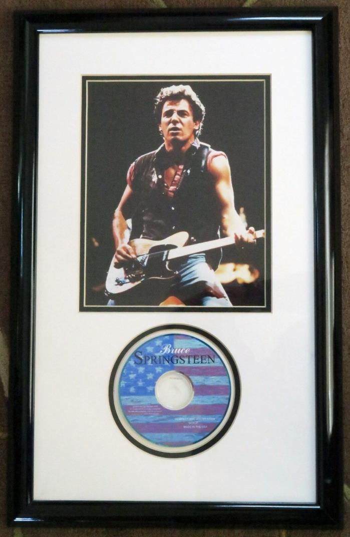 Bruce Springsteen, Framed Concert Photo and CD from Born in the USA Period