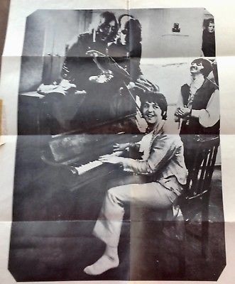 The Beatles Mad Day Out London w. Parrot 1968 Poster