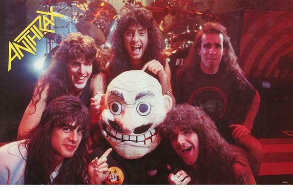 Anthrax Band Backstage 1988 Original Rare Poster 22x34