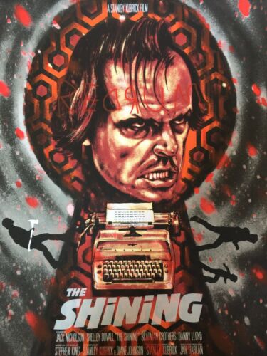 The Shining Poster Zeb Love Redrum Variant Movie Print S/N 35/35 Horror