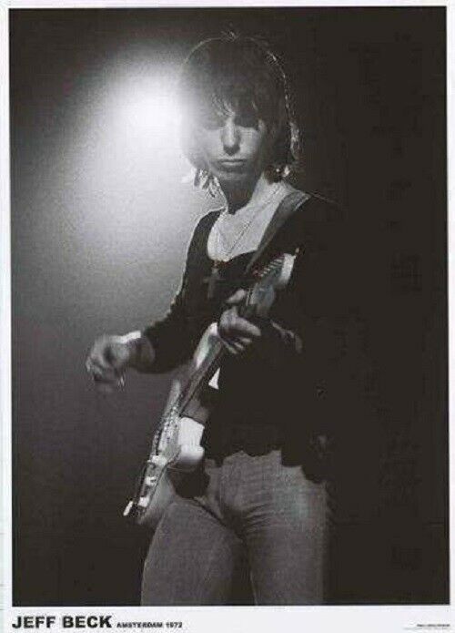 Jeff Beck Amsterdam  1972   Poster