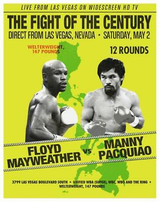 Floyd Mayweather vs Manny Pacquiao - LARGE POSTER - 2015 Boxing Championship