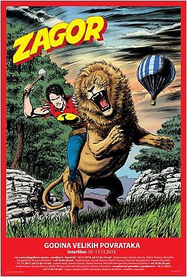 GIANT POSTER- ZAGOR - Size 95x61cm (36x24 in) - Croatia Serbia Italy Yugoslavia