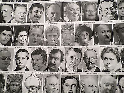 Poster - 430 Najznamenitijih Srba 60x90cm Srbija Serbia Beograd Republika Srpska