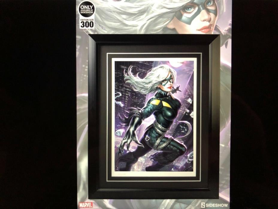 Sideshow Collectibles Black Cat Art Print, Framed #26 of 300.