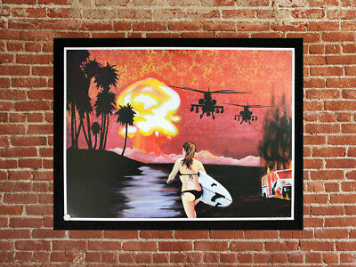 original art,lowbrow signed print,banksy,Shepard Fairey,mondo,surf art,kaws