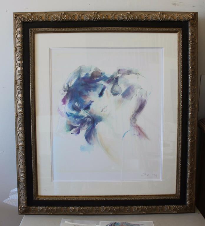 Shan Merry RETROUVAILLES Framed Seriolithograph Signed #S101