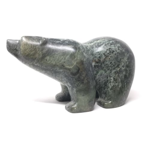 Iroquois Soapstone Bear Carving, David Farnham