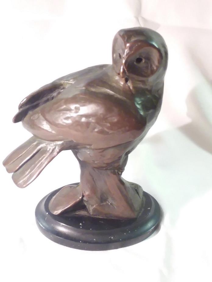 RARE Margery Torrey Bronze Owl Bird of Prey Limited Edition Sculpture Figurine