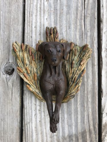 Bronze Sculpture Chocolate Labrador Retriever Dog ?? Door Knocker.