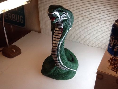 Large Vintage King Cobra Snake Staute Rare! Over 10 Lbs 16