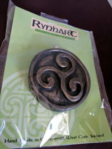 Rynhart Irish Trinity Spiral Bronze Medal Handmade in Ireland