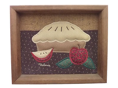 Vintage Apple Cherry Pie Framed Fabric Picture 11
