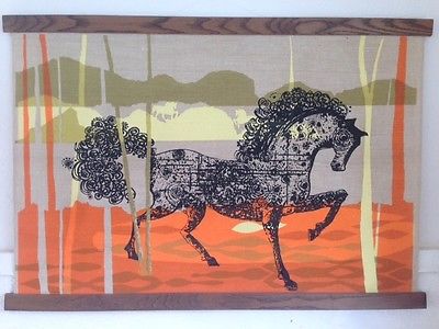 Tom Tru Silk Print Wall Hanging Tapestry- Evelyn Ackerman Era
