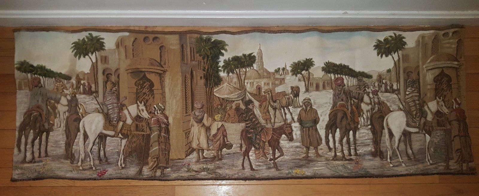 VintageLarge Middle Eastern Tapestry - 55