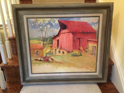 Original framed Oil painting on board by Marcos Blahove