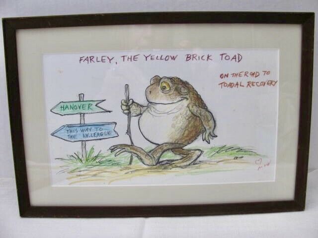 Wallace Tripp Signed Original Artist's Cartoon Sketch - NH author - illustrator