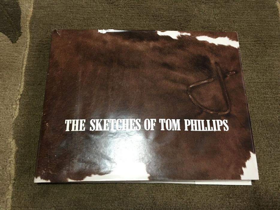 THE SKETCHES OF TOM PHILLIPS / 1971 Limited First Edition Inscribed to Publisher