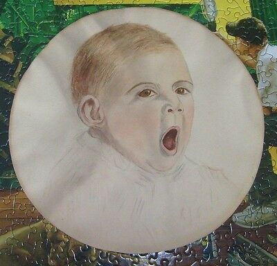 Children and Infants, Dealer or Reseller, portrait mixed media, realism small