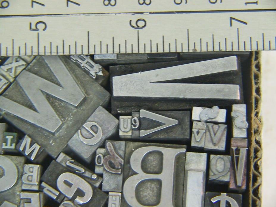 Mixed Metal Type  - Letterpress from the 50's era #02