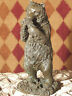 * Cast Bronze Metal Statue Grape Eating Grizzly Brown Bear Cabin Lodge Statue