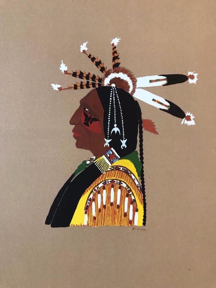 MOPOPE  Native American Kiowa 1979 BELL EDITIONS #18  15