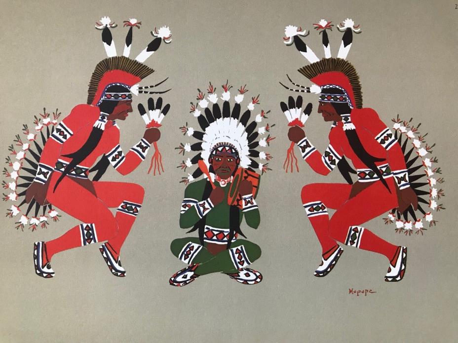 MOPOPE  Native American Kiowa 1979 BELL EDITIONS #21 15