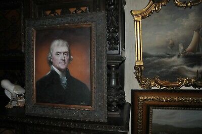 Museum Quality President  Thomas Jefferson    Oil Painting