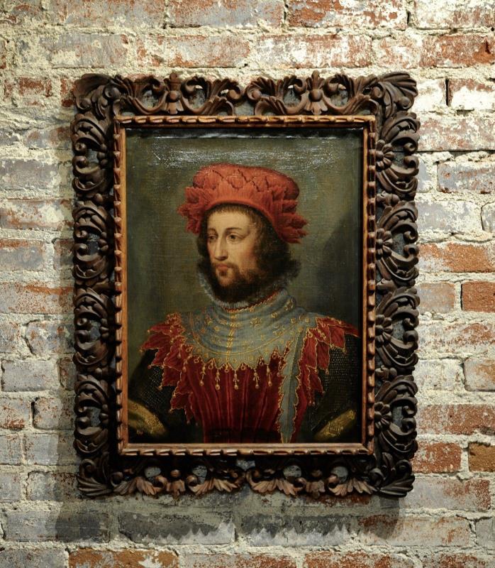 17th century Italian Portrait of a Gentleman in medieval costume-Oil painting
