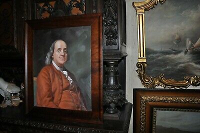 Outstanding Museum Quality Oil Painting of Benjamin Franklin