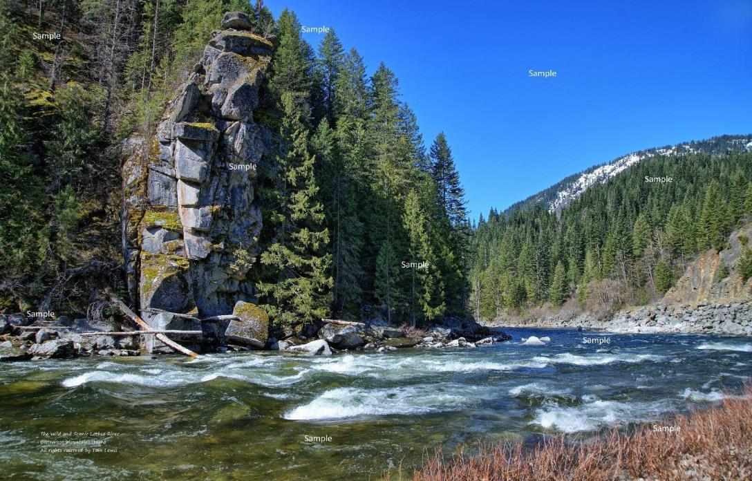 Lochsa Wild and Scenic River #1 Idaho Bitterroot Mountains Photo Poster Print
