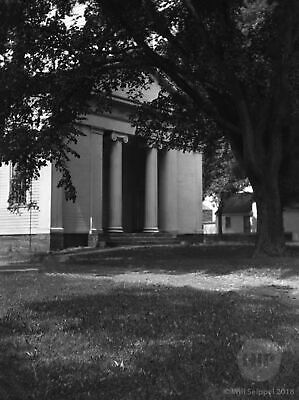 Unidentified New York Area Town Building or Church with Ionic Columns 1930s