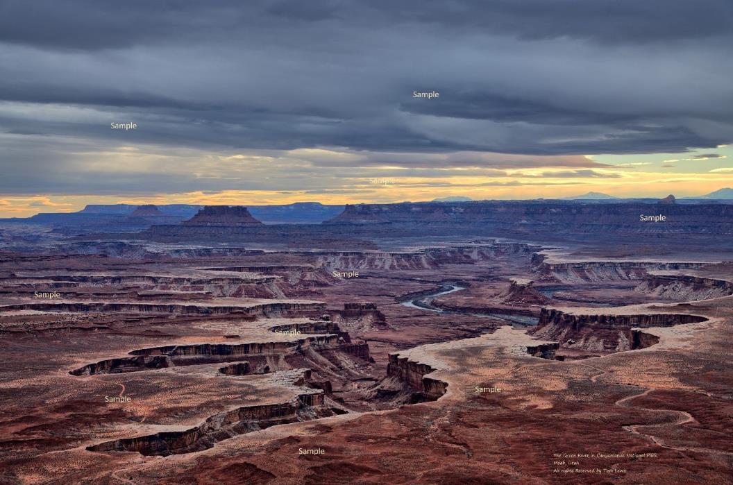 Canyonlands National Park #6 Moab Utah Green River Desert Photo Poster Print