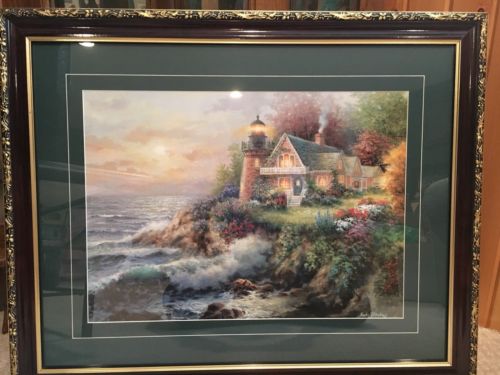 Nicky Boehme ‘Guardian of the Sea’ Framed SIGNED Print 31” X 26”