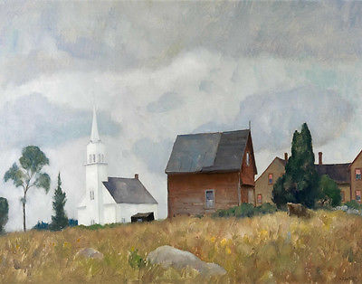 Wyeth N C Ridge Church Print 11 x 14 #3980