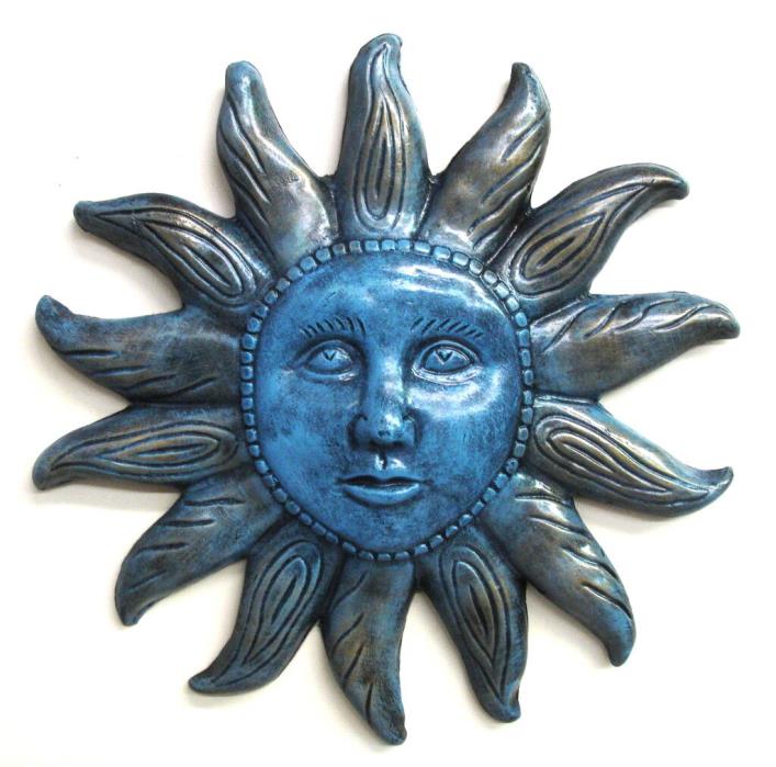 Swirl Southwest Sun Wall Art Sunburst Decor Celestial Sculpture Hand made 20