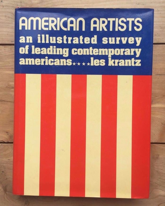 American Artist An Illustrated Survey Book by Les Krantz Hardback w/ Dust Cover