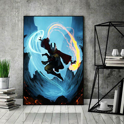 Avatar The Last Airbender TV Series Aang Portrait Paper Poster Without Frame