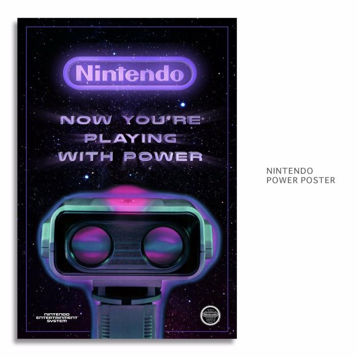 Super Mario Bros, Nintendo Power Poster 13x19 inch (With Foam Board Backing)