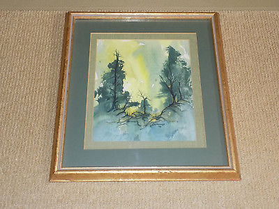 12 X 11.5 FRAMED EVE PYLYPIUK PAINTING FROM 1976