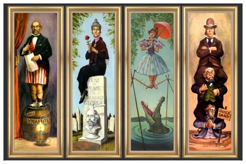 HAUNTED MANSION STRETCHING ROOM  - DISNEY POSTER  - 18