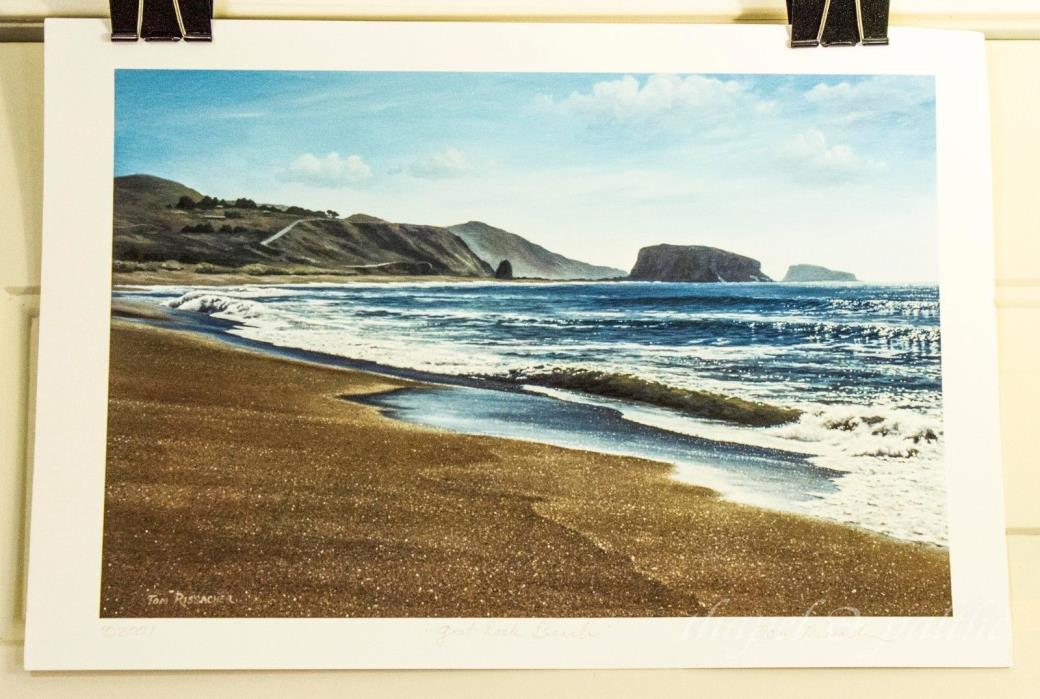 Tom Rissacher GOAT ROCK BEACH (Print, Limited Edition, SIGNED, 2001)