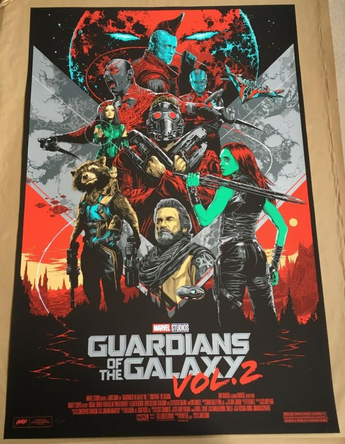 Guardians of the Galaxy Vol 2 Mondo Poster by Ken Taylor