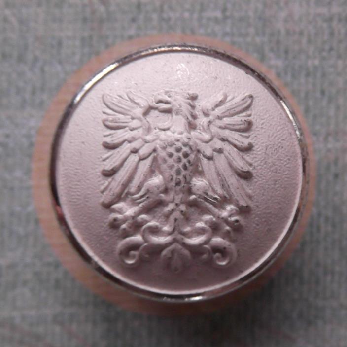Swedish Provincial Arms Button Varmland Sporrong silver plate 7/8