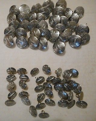 LOT OF 70 USED CHRYSLER MOTORS STAFF BRASS COAT BUTTONS