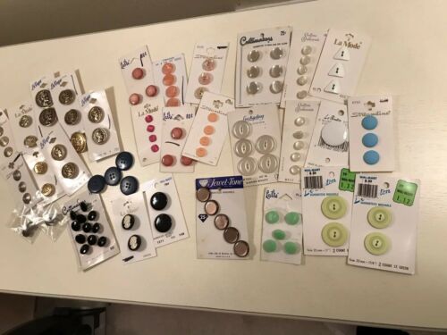 Vintage Colored Buttons