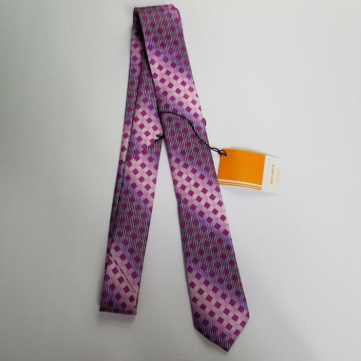 Shades Of Purple Lavender And Pink Check Tie Dan Smith 2 Inch
